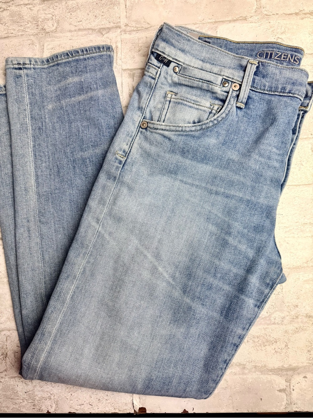 Citizens Of Humanity Emerson Slim Boyfriend Blue Jeans Buttonfly Size 27😍
